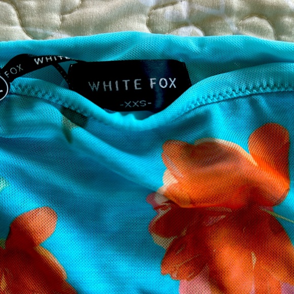 White Fox Boutique Vibrant Floral Pencil Skirt - Picture 2 of 3